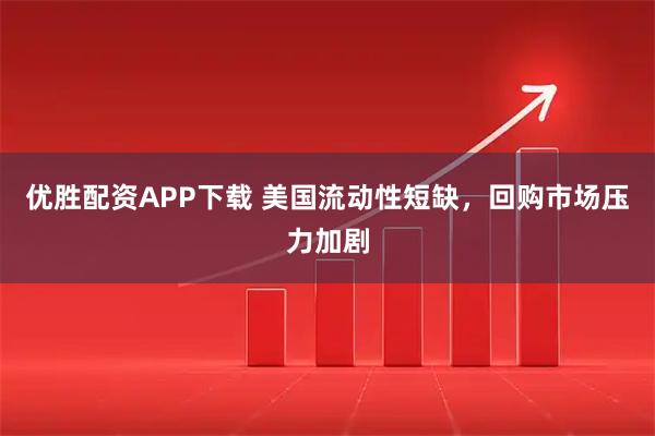 优胜配资APP下载 美国流动性短缺，回购市场压力加剧